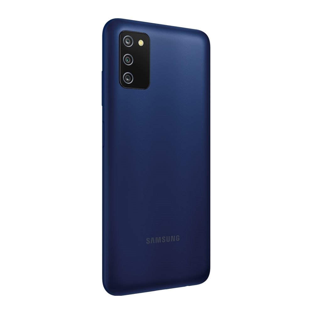 Smartphone Samsung Galaxy A03S Azul, Tela de 6.5", 4G+Wi-Fi, And. 11, Câm. Tras. de 13+2+2MP, Frontal de 5MP, 4GB RAM, 64GB
