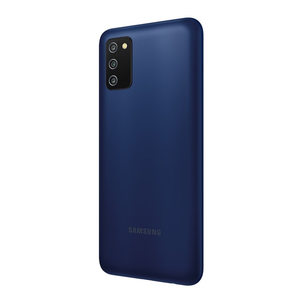 Smartphone Samsung Galaxy A03S Azul, Tela de 6.5", 4G+Wi-Fi, And. 11, Câm. Tras. de 13+2+2MP, Frontal de 5MP, 4GB RAM, 64GB
