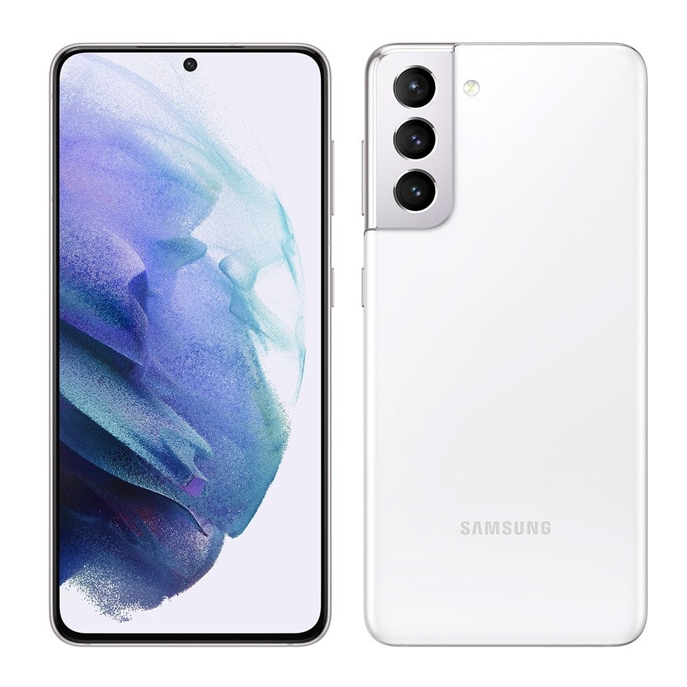 Smartphone Samsung Galaxy S21 FE, Branco, 5G+Wi-Fi+NFC, Android 11.0, Câm Traseira 12MP+12MP+8MP e Frontal 32MP, 128GB