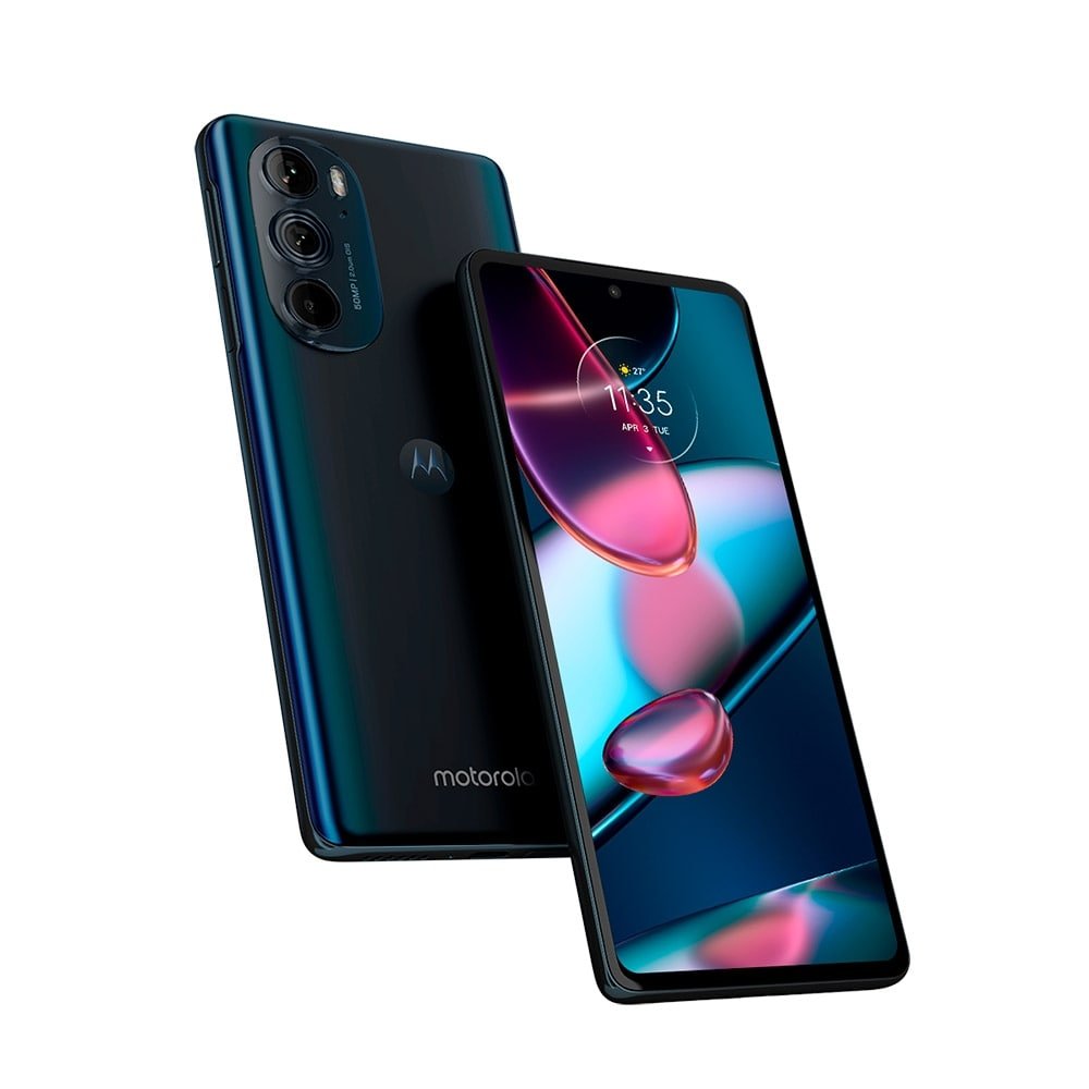 Smartphone Motorola Edge 30 Pro, Azul, Tela 6.7", 5G+Wi-Fi+NFC, And. 12, Câm. Tras. de 50+50+2MP, Frontal 60MP, 12GB RAM, 256G