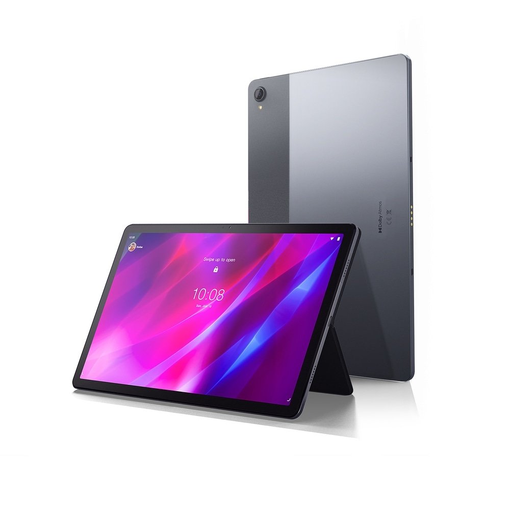 Tablet Lenovo TABP11 Plus, Grafite, Tela 11", Wi-Fi, Android 11, Octa-Core, Câm. Traseira 13MP e Frontal 8MP, 64GB + Capa