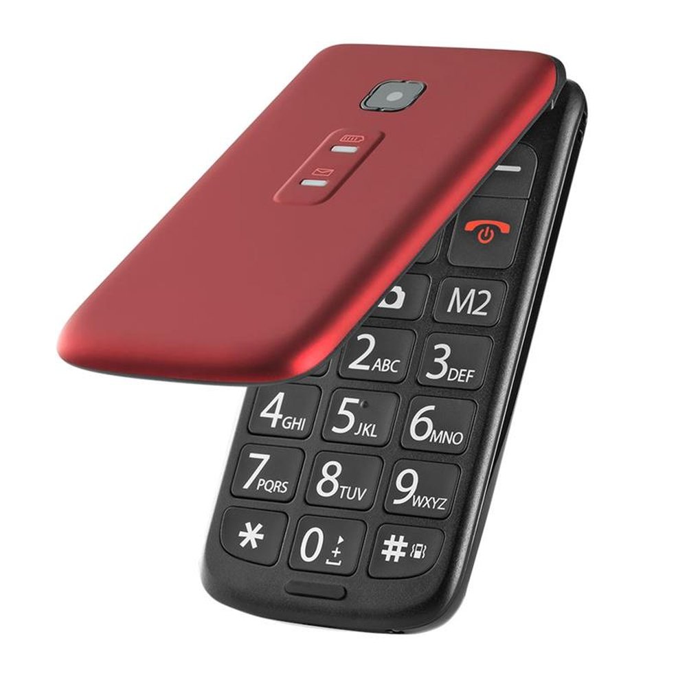 Celular Multilaser Flip Vita P9021, Dual Chip, Vermelho, Tela 2.4", MP3, VGA, 32M