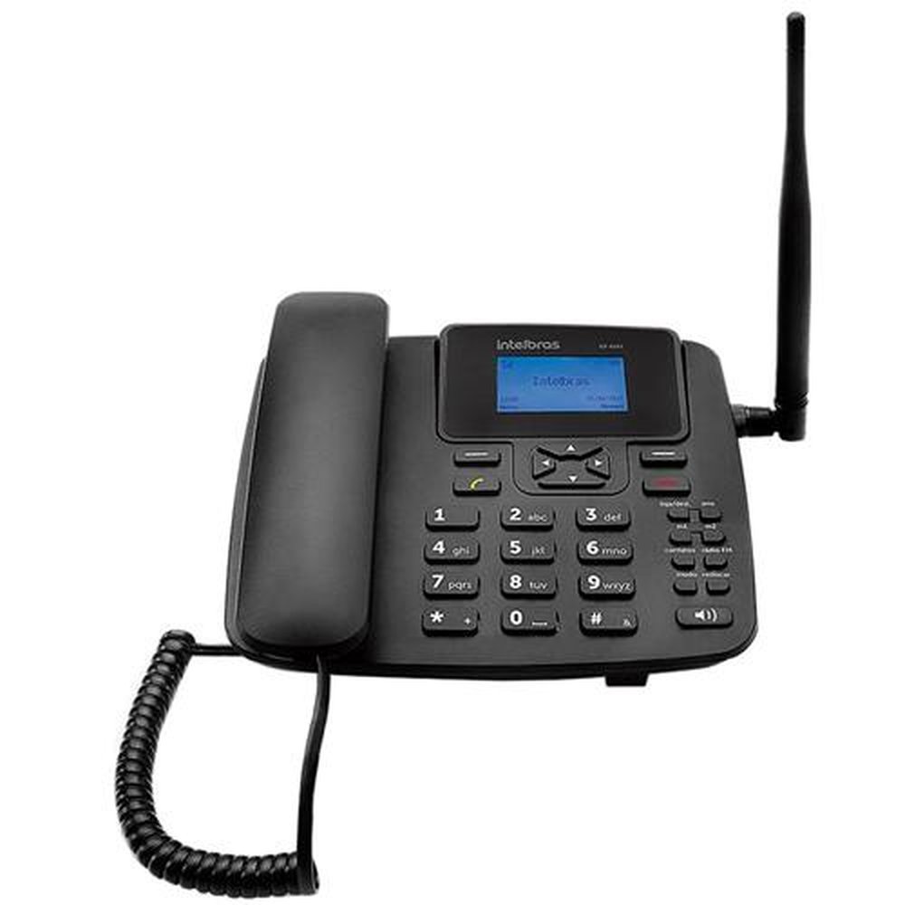 Telefone Celular Fixo Intelbras CF4201 GSM com Identificador de Chamada e Viva Voz