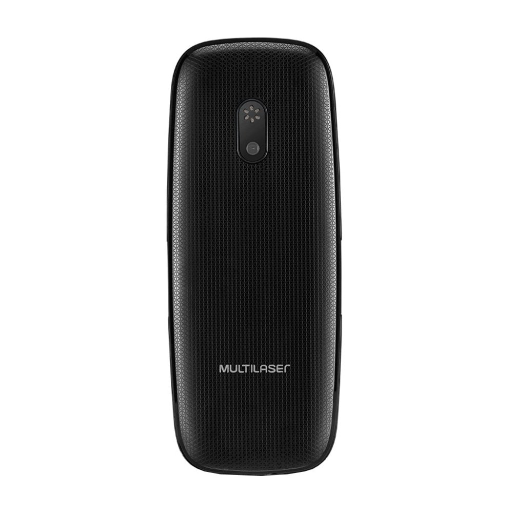 Celular Multilaser UP Play, Dual Chip, Preto, Tela 1.8", Câmera VGA, Rádio FM, 32MB