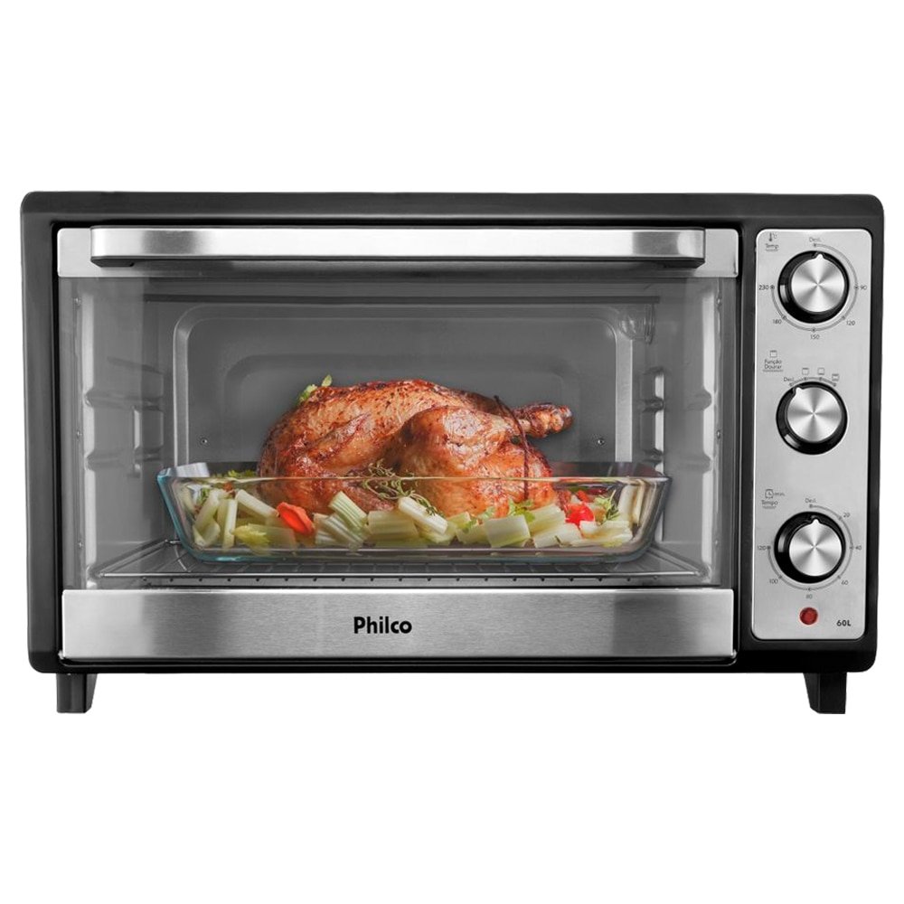 Forno Elétrico Philco 60 Litros PFE60I, Inox, 220V
