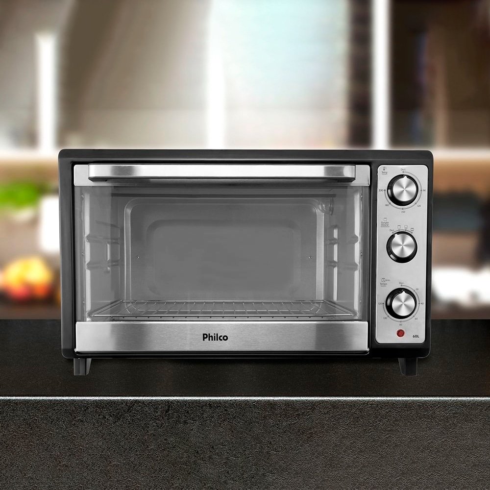 Forno Elétrico Philco 60 Litros PFE60I, Inox, 220V