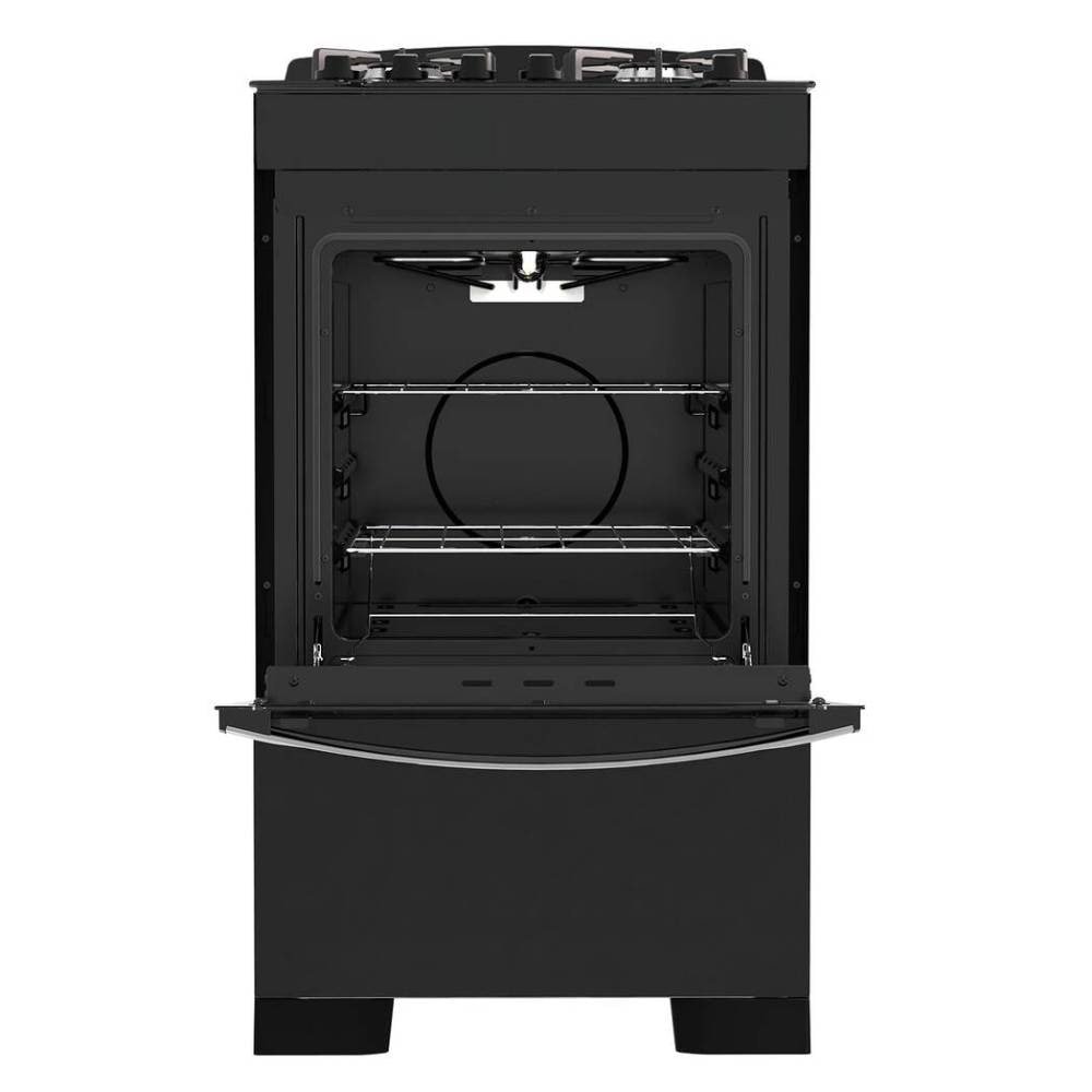 Fogão de Piso 4 Bocas Dako Diplomata, Grill, Preto, Bivolt