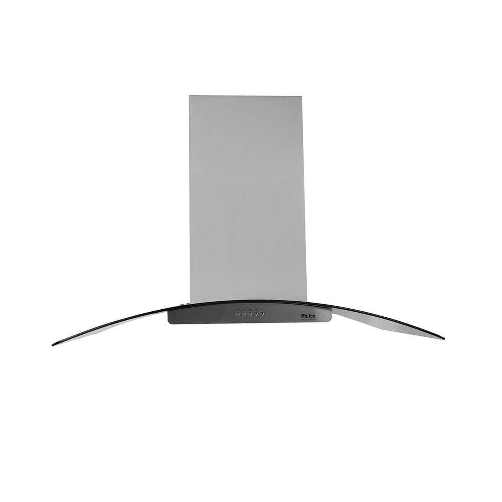 Coifa de Ilha 100cm Philco PCO100I | 3 Velocidades, Vidro Temperado, Inox, 110V