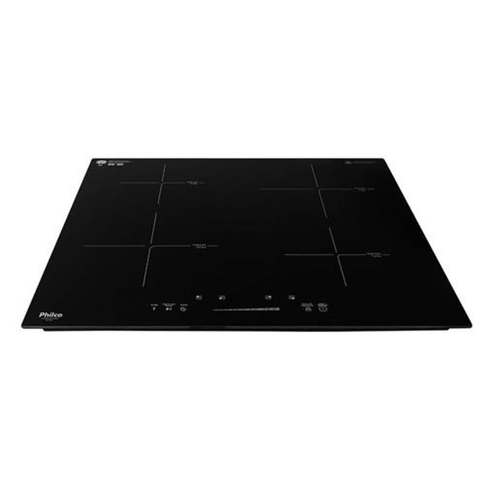 Cooktop de Indução 4 Bocas Philco PCT40P, Preto, 220V