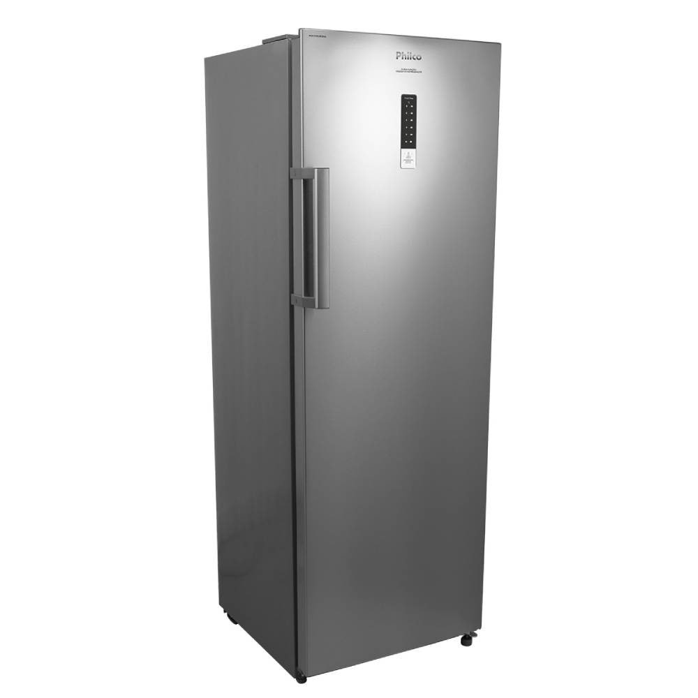 Freezer Vertical Philco 232 Litros PFV300I Painel Touch - Frost Free, Sistema Dupla Função, 2 em 1, Inox, 220V