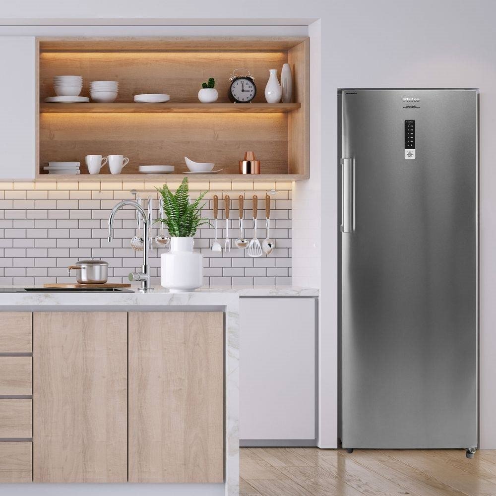 Freezer Vertical Philco 232 Litros PFV300I Painel Touch - Frost Free, Sistema Dupla Função, 2 em 1, Inox, 220V