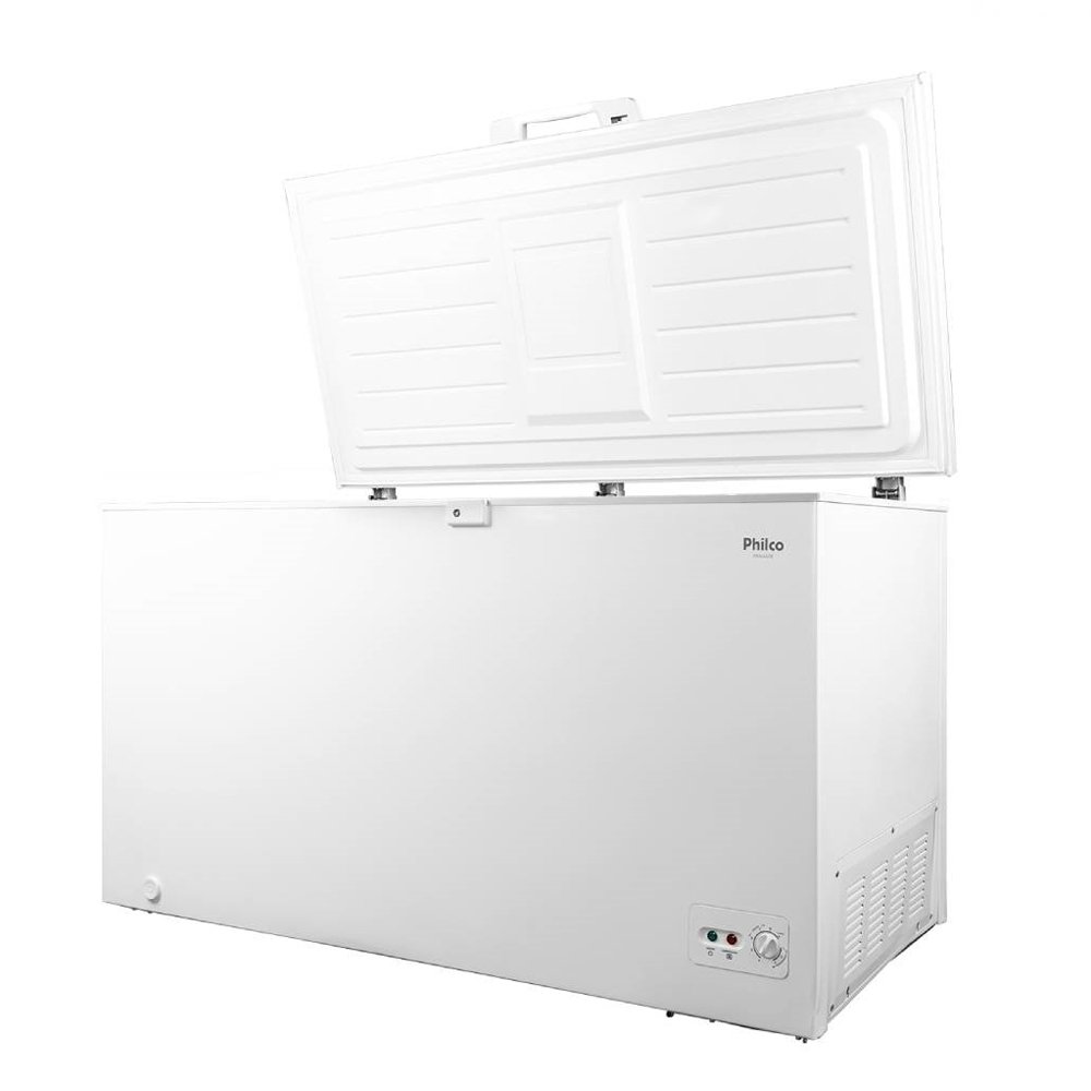 Freezer Horizontal Philco 418 Litros PFH440B, 2 em 1 | Sistema dupla função, Chave de Segurança, Branco, 220V