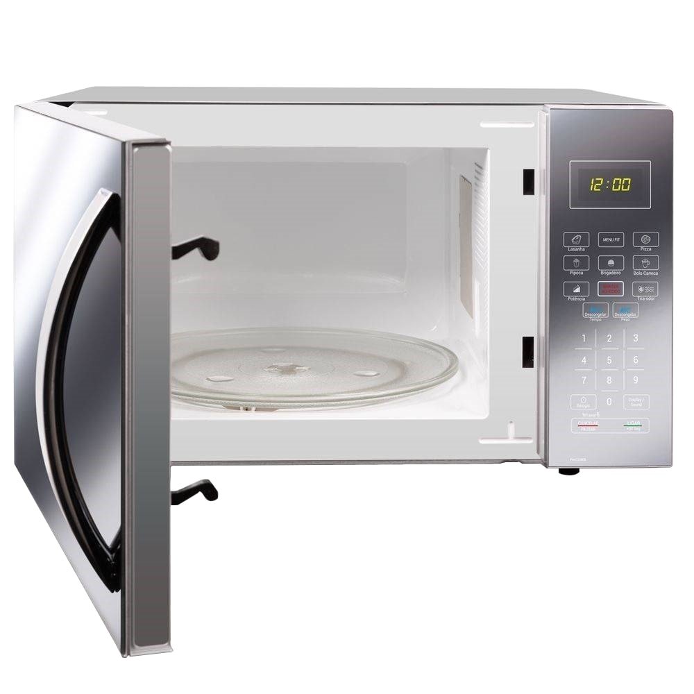 Micro-Ondas Philco 28 Litros PMO28EB - com Prato Giratório, Espelhado, 1400W, 220V
