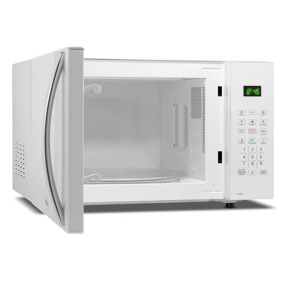 Micro-ondas Philco 34 Litros PMO34BB, Branco, 110V