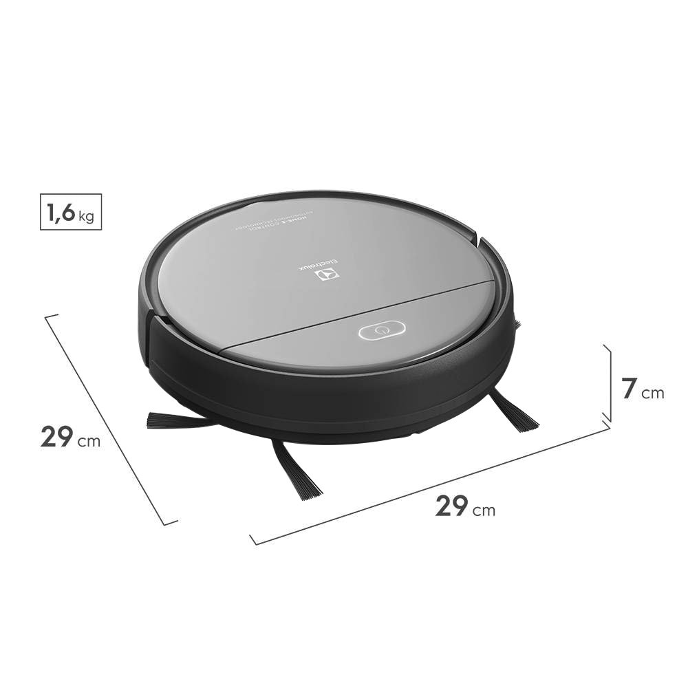 Aspirador de Pó Robô Electrolux ERB20CR, Controle remoto, Cinza, Bivolt