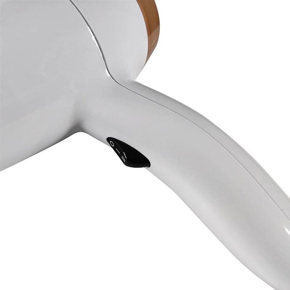 Secador de Cabelo Gama Coconut&Almonds, Ceramic Íon, 2000W, Branco/Dourado, 110V