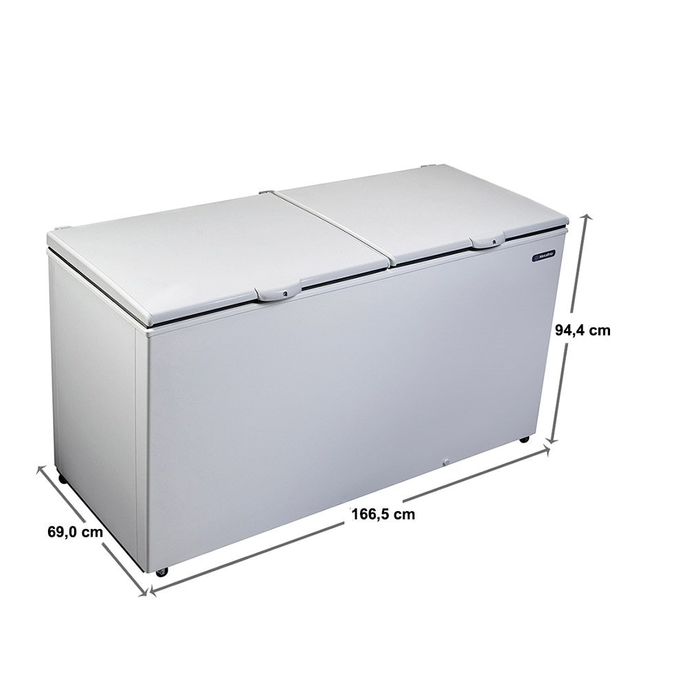 Freezer Horizontal Metalfrio 546 Litros DA550, Branco, 220V | Martins ...