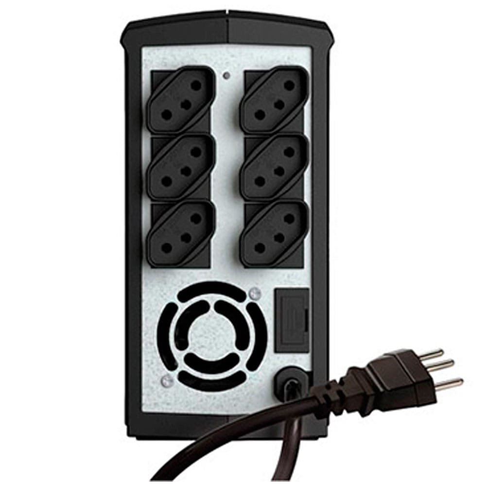 Nobreak SMS Station II UST800S - 800VA 6 Tomadas, Entrada e Saída 115V