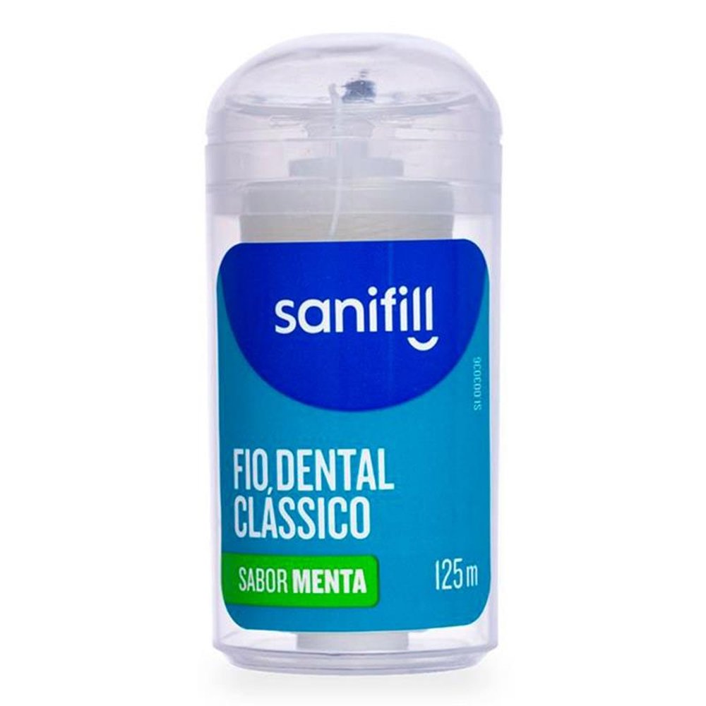 Fio Dental Sanifill Clássico Menta 125m