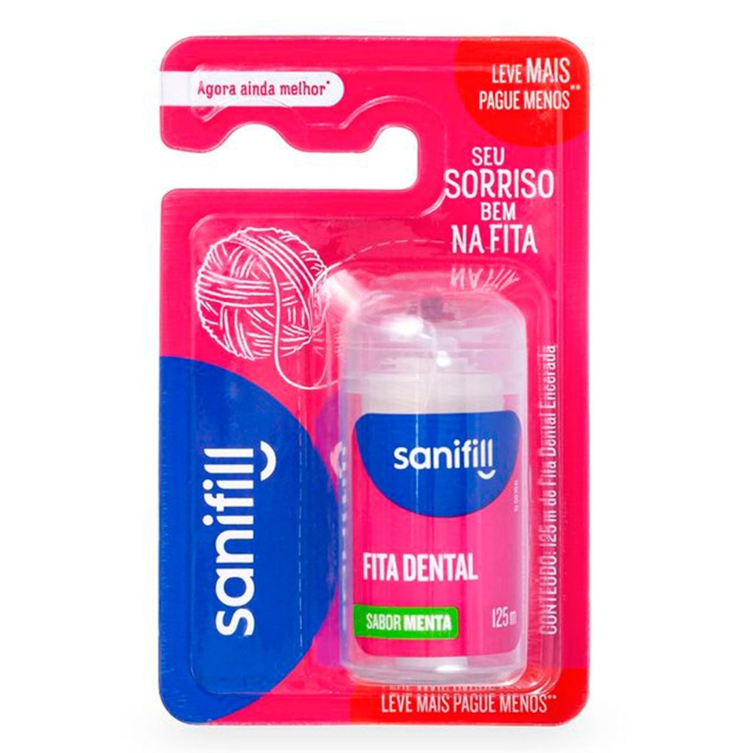 Fita Dental Sanifill Menta 125m