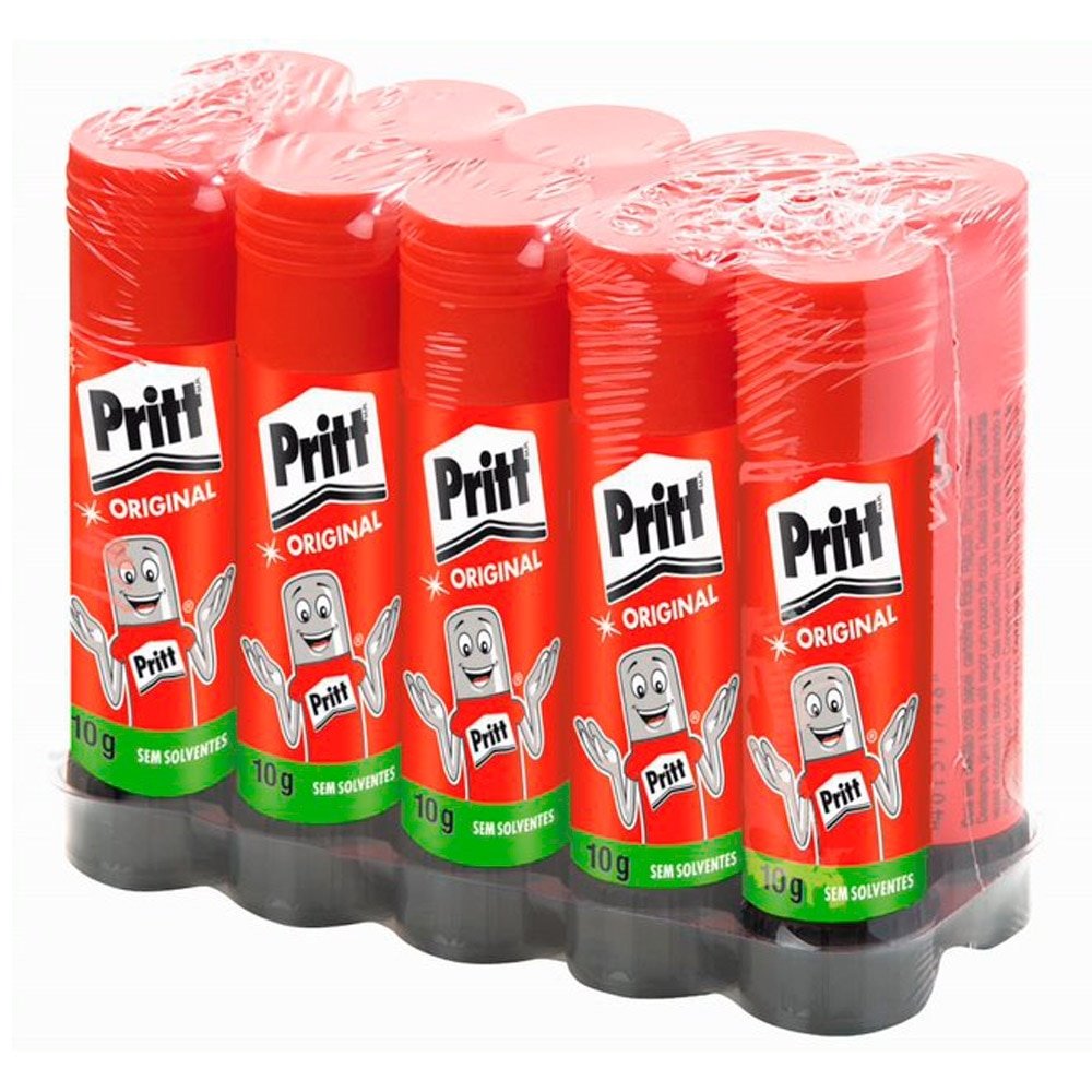Cola Bastão Stick 10g  Pritt - Embalagem com 10 unidades