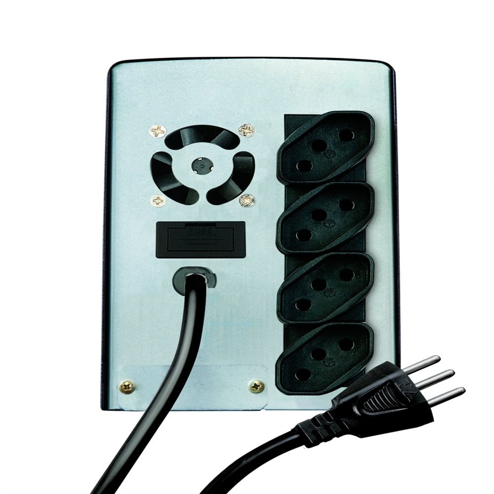 Nobreak SMS Manager USM Net 4+700Bi 110, 700VA, 4 Tomadas, Bateria Externa, Entrada Bivolt Automático e Saída 110V