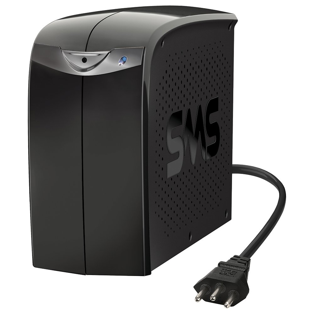 Nobreak SMS Net Station II UST600, 600VA, 4 Tomadas, com Entrada Bivolt Automático e Saída 115V