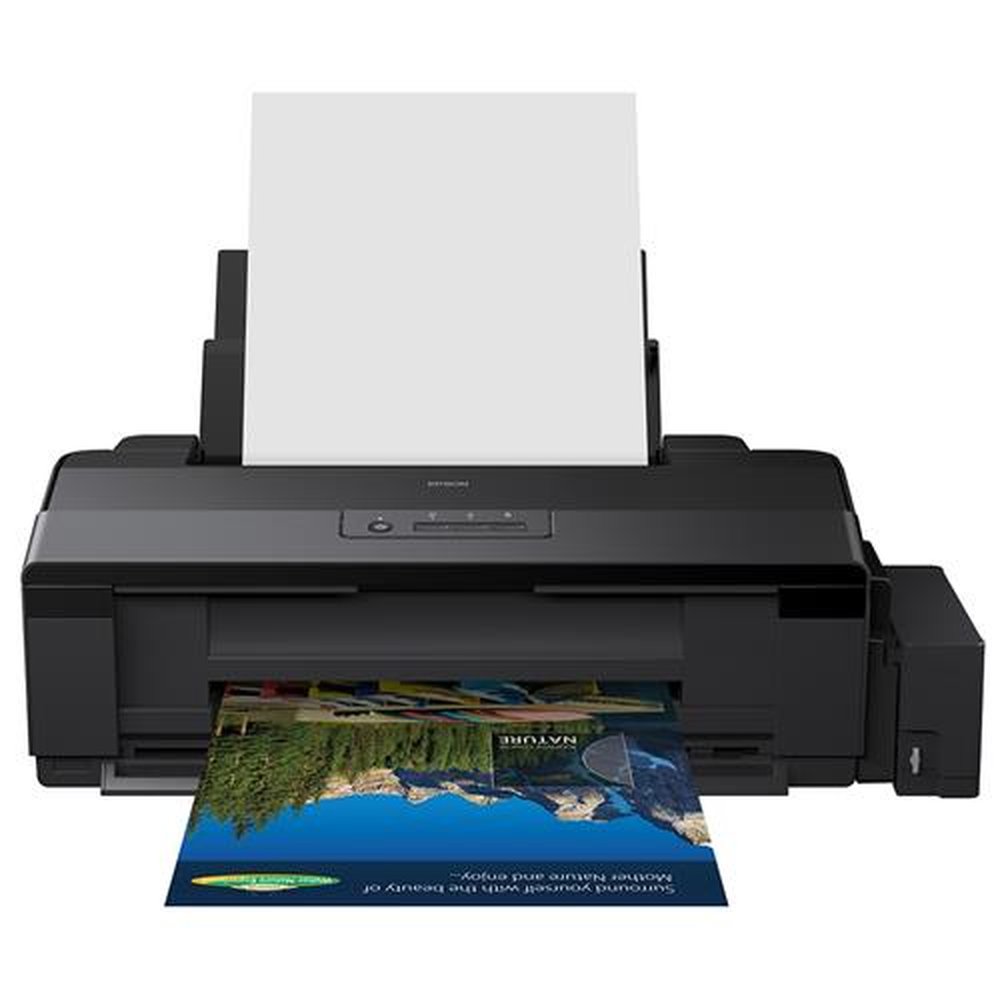 Impressora Epson EcoTank L1800, Tanque de Tinta Fotográfica, Colorida, USB 2.0, Formato A3+, Preto 110V