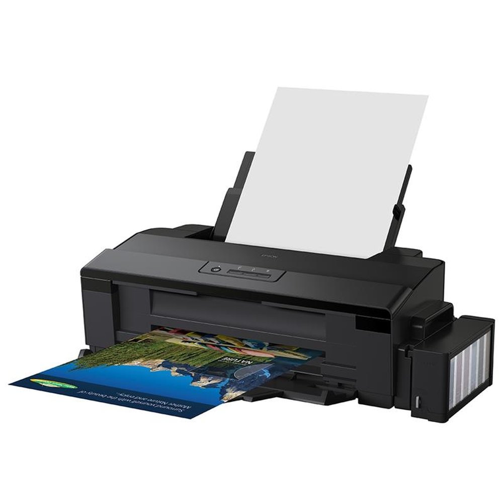 Impressora Epson EcoTank L1800, Tanque de Tinta Fotográfica, Colorida, USB 2.0, Formato A3+, Preto 110V