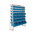 Estante Presto Caixa Box N.3/5/7 101x120x35.5cm, 49 Gavetas Azul