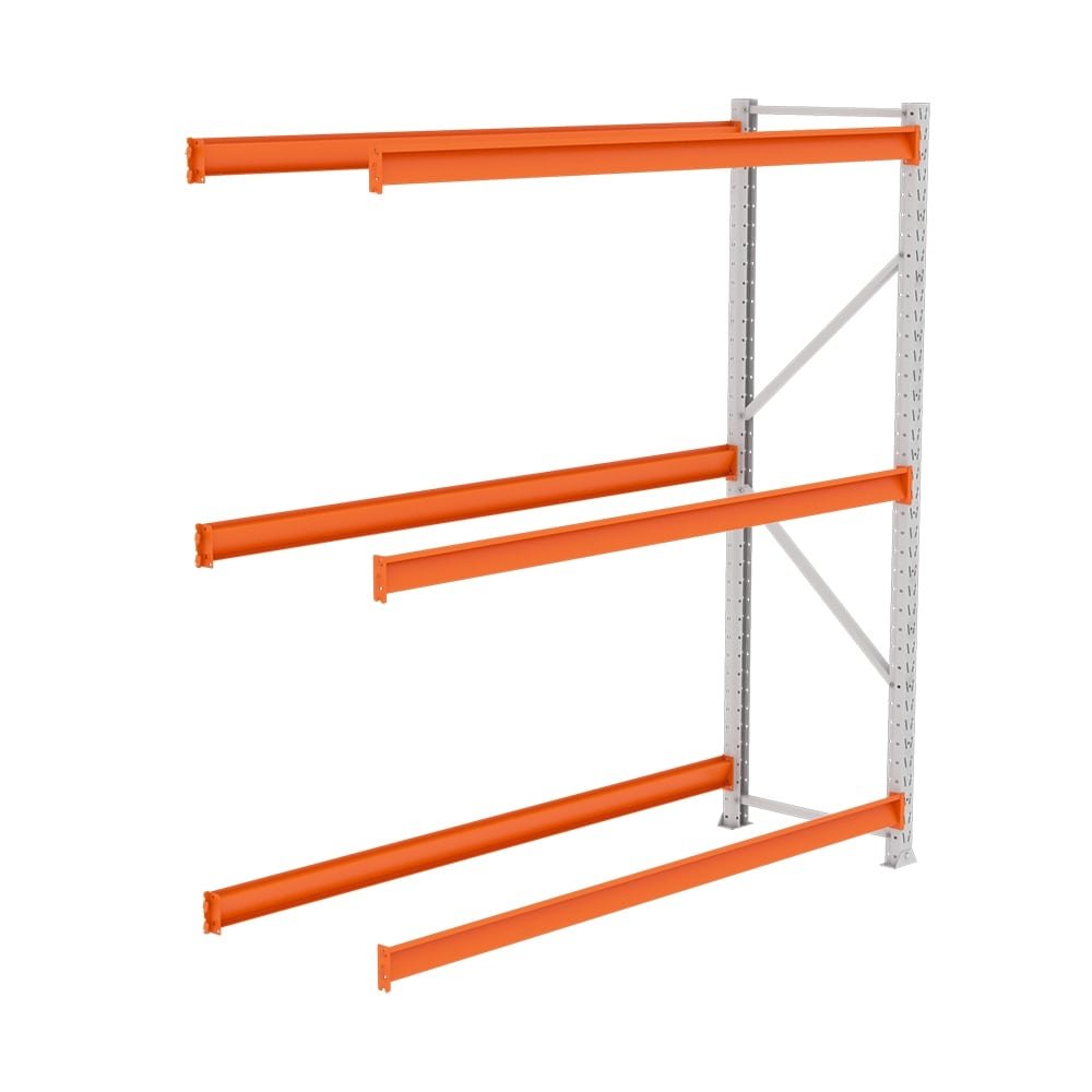 Mini Porta Palete Amapá Continuação 200x180x60cm 3 Níveis sem Bandeja 250kg