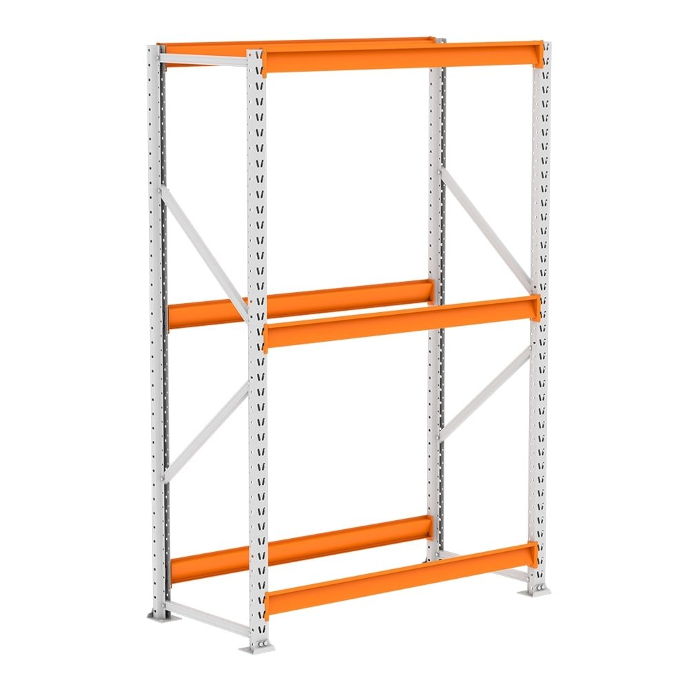 Mini Porta Palete Amapá Inicial 200x120x60cm 3 Níveis sem Bandeja 250kg