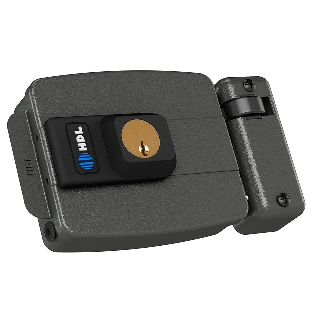 Fechadura Elétrica HDL C90 Dupla Cinza