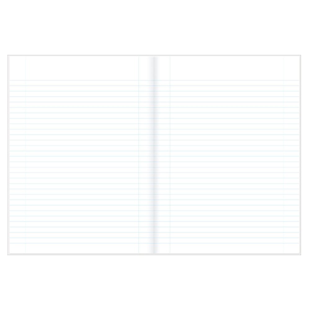 Caderno Costurado Tilibra 1/4 Capa Dura  Mais+ Azul 96 Folhas - Embalagem com 10 Unidades