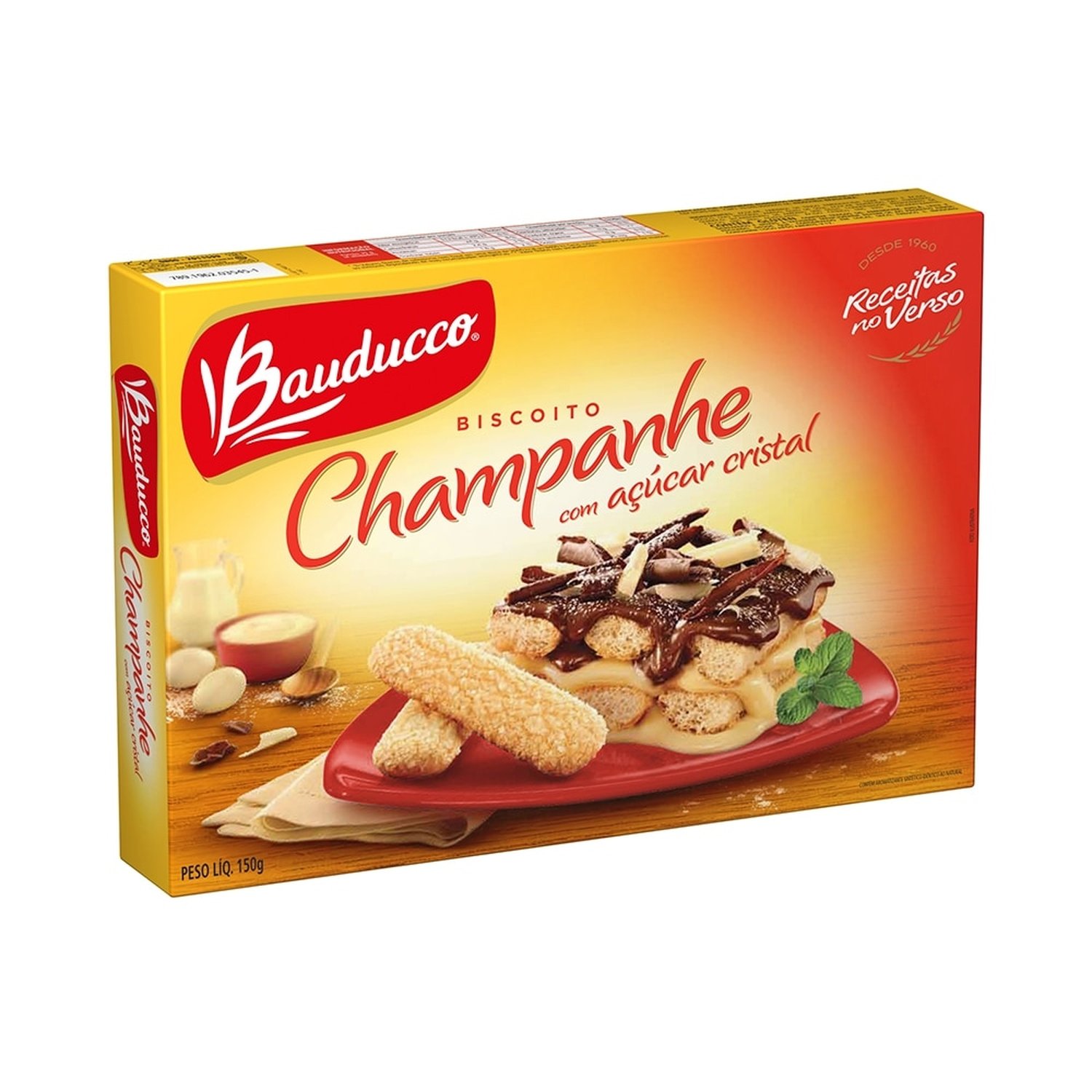 Biscoito Bauducco Champanhe Açúcar Cristal 150g