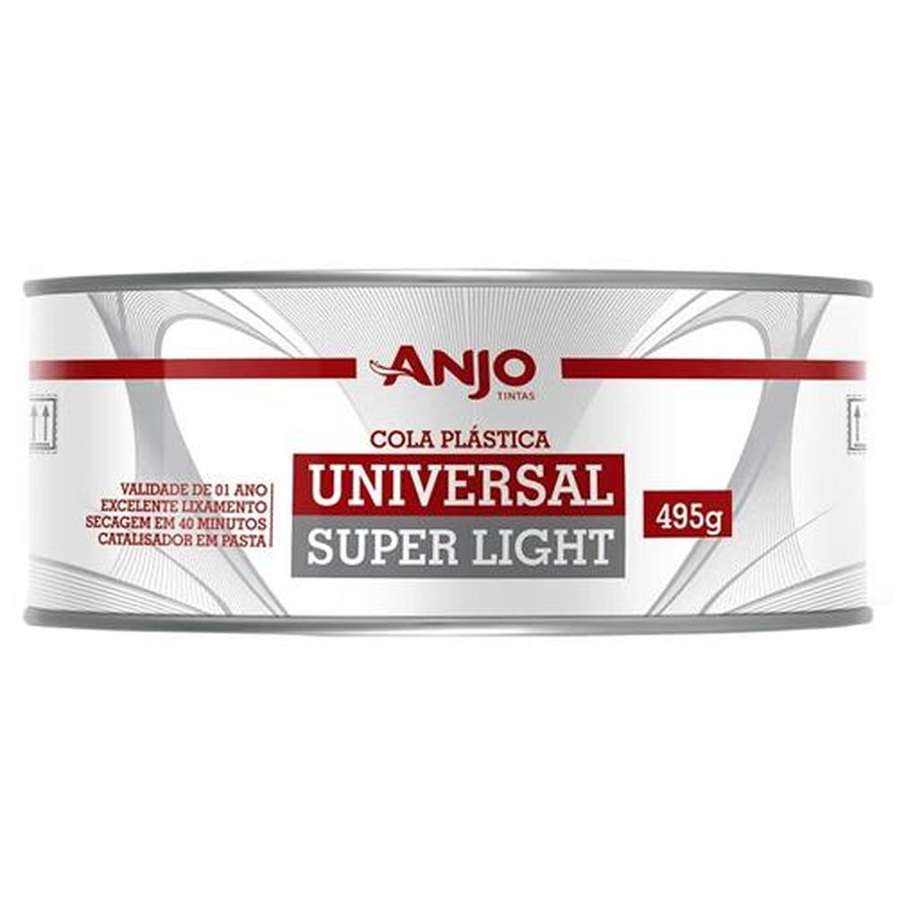 Massa Anjo Adesiva Plástica Universal Super Light 495g - Embalagem com 12 Unidades