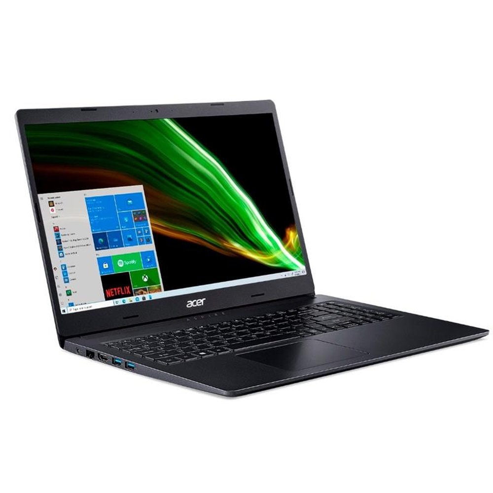 Notebook Acer Aspire 3 A315-23-R3L9, Tela de 15.6", AMD Ryzen 7 3700U, Windows 10, 8GB RAM, SSD 256GB, Preto