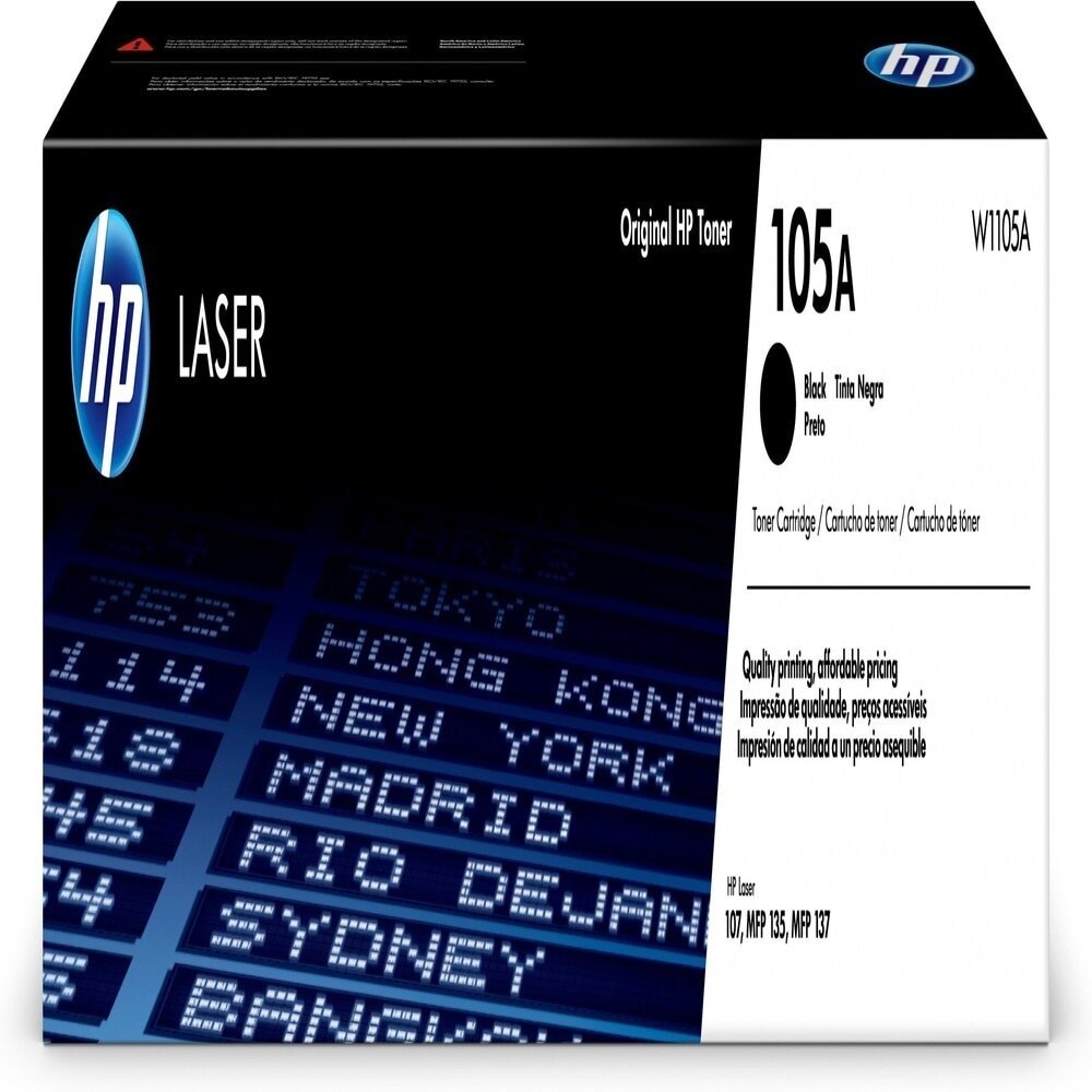 Toner HP 105AB W1105AB, Preto, para Laser 135, 107 e 137