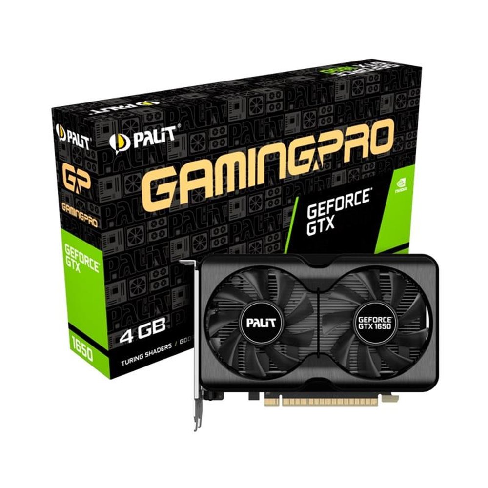 Placa de Vídeo Palit GTX1650 GP, 4GB, NE6165001BG1 1175A, NE6165001BG1