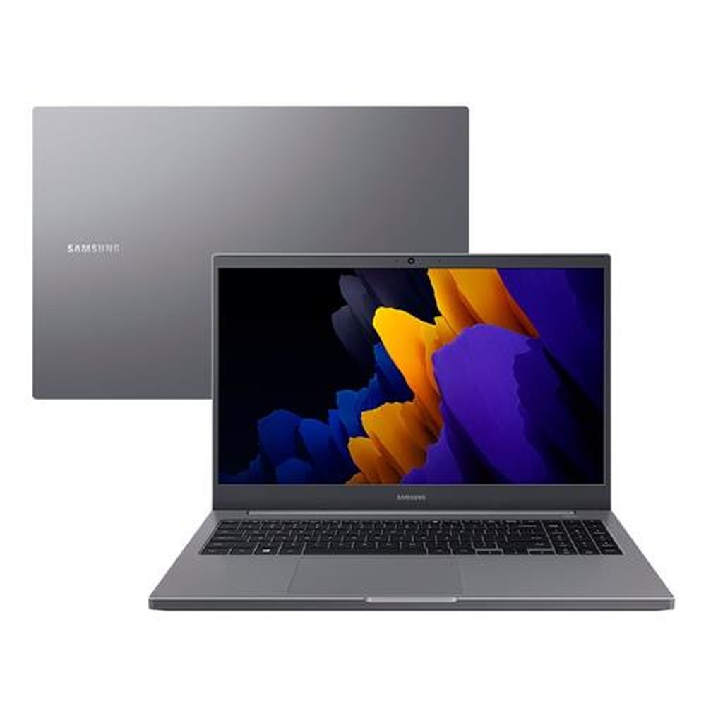 Notebook Samsung NP550XDA-KS1BR, Tela FHD de 15.6", Intel Core i7, SSD 256GB, 8GB RAM, Windows 10, Cinza