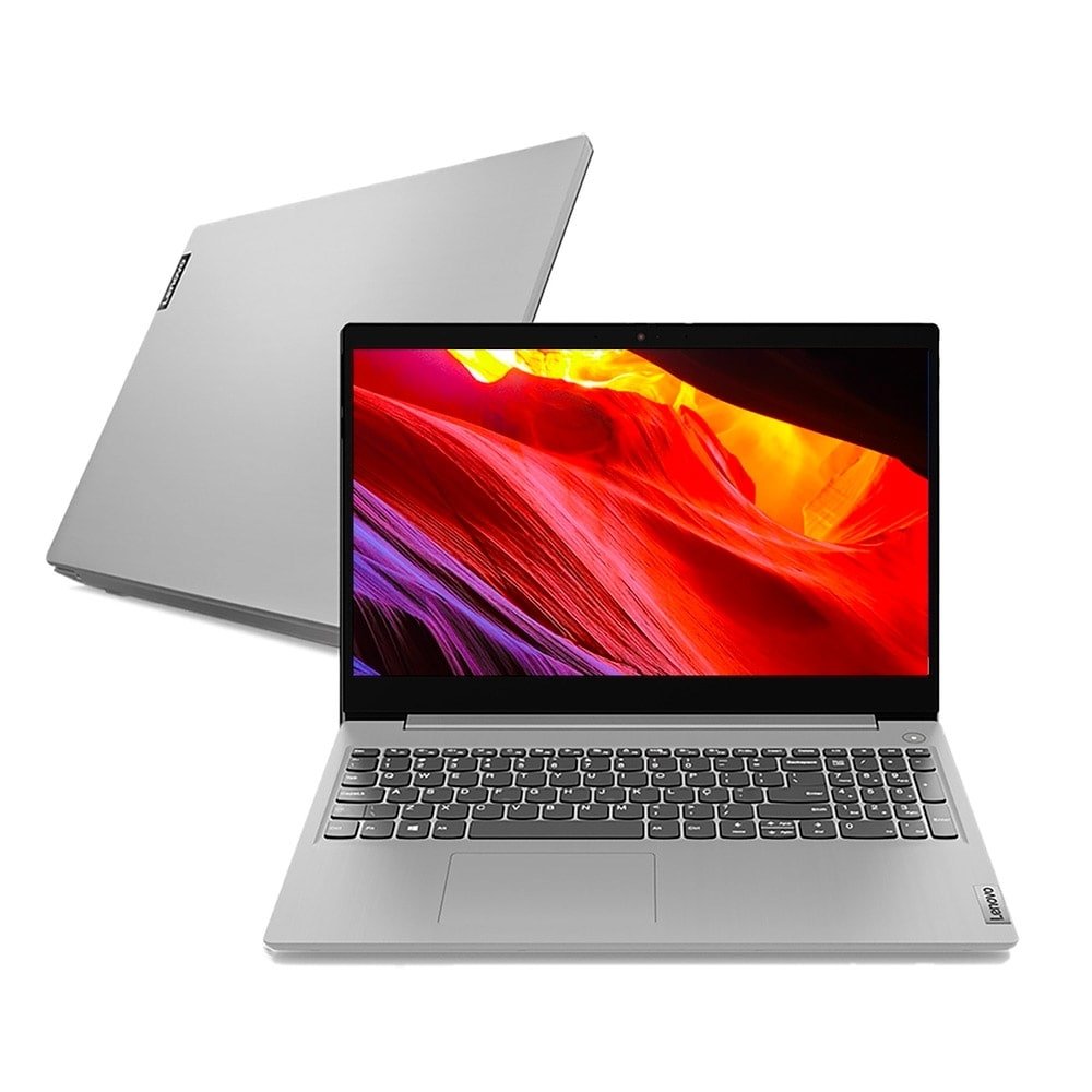 Notebook Lenovo IdeaPad 3i 82BSS00100, Tela de 15.6" | Intel Core i3, SSD 256GB, 4GB RAM, Linux, Prata