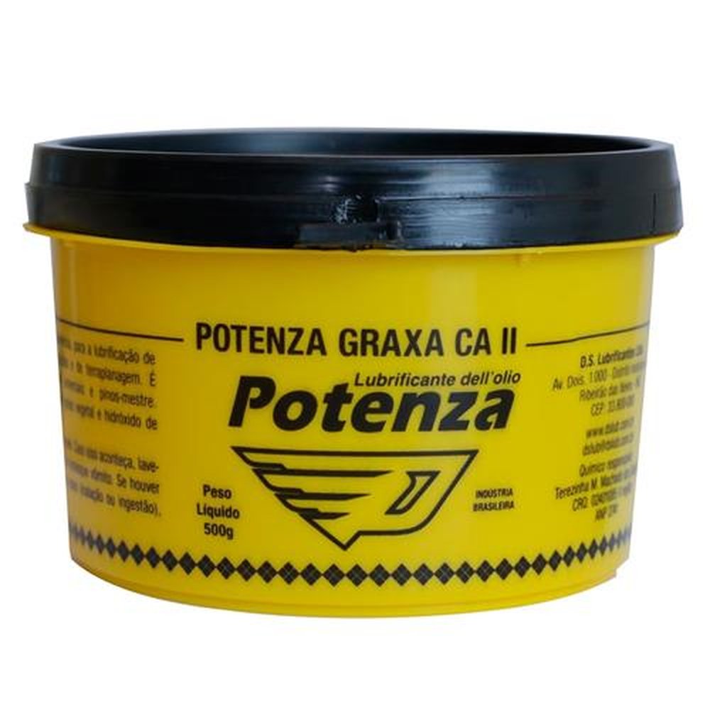 Graxa Potenza Auto CA2 Uso Geral 500g - Embalagem com 12 Unidades
