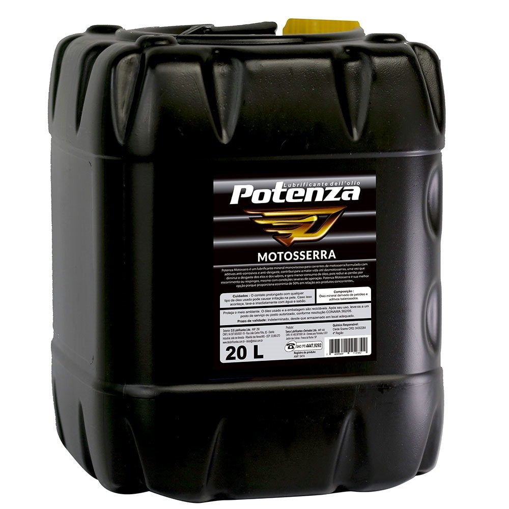 Óleo Lubrificante Potenza Corrente Motosserra 20 Litros