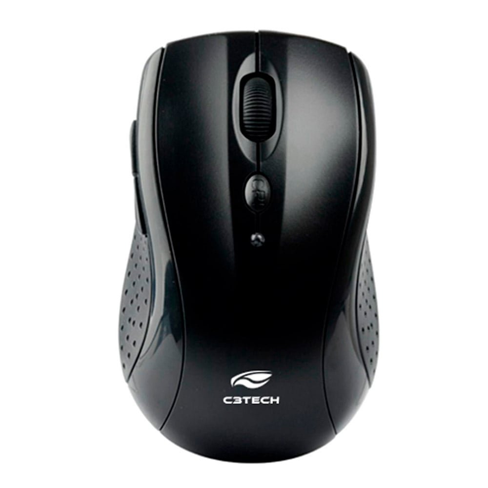 Mouse C3TECH MW012BKV2, Wireless, Free Smart Link, Preto