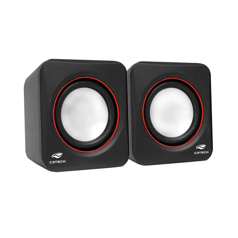 Caixa de Som Speaker C3TECH SP-301BK, 3W, Preto