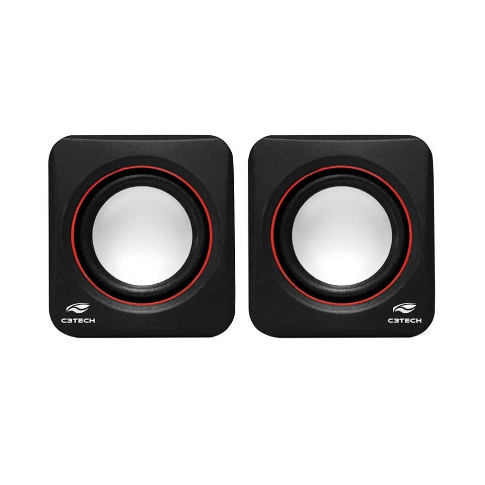 Caixa de Som Speaker C3TECH SP-301BK, 3W, Preto