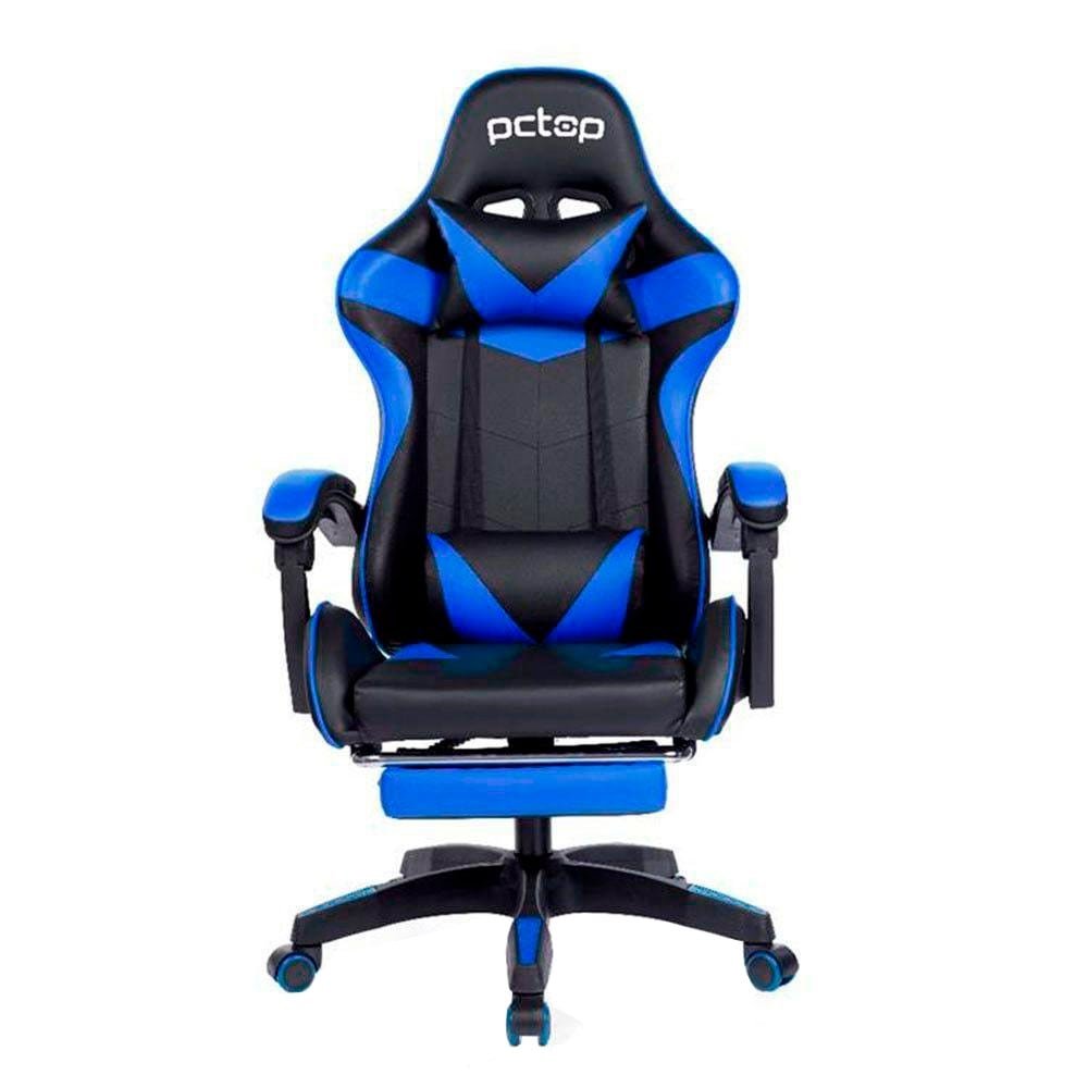 Cadeira Gamer PcTop Racer 1006, Azul