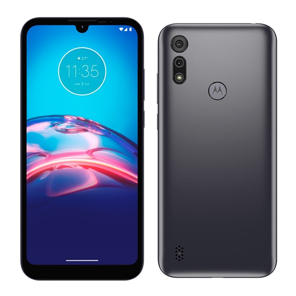 Smartphone Motorola Moto E6I Cinza Titânio, Tela de 6.1" | 4G+Wi-Fi, And. 10, Cãm. Tras. 13+2MP e Frontal de 5MP,2GB RAM, 32GB