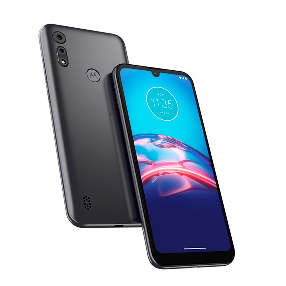 Smartphone Motorola Moto E6I Cinza Titânio, Tela de 6.1" | 4G+Wi-Fi, And. 10, Cãm. Tras. 13+2MP e Frontal de 5MP,2GB RAM, 32GB