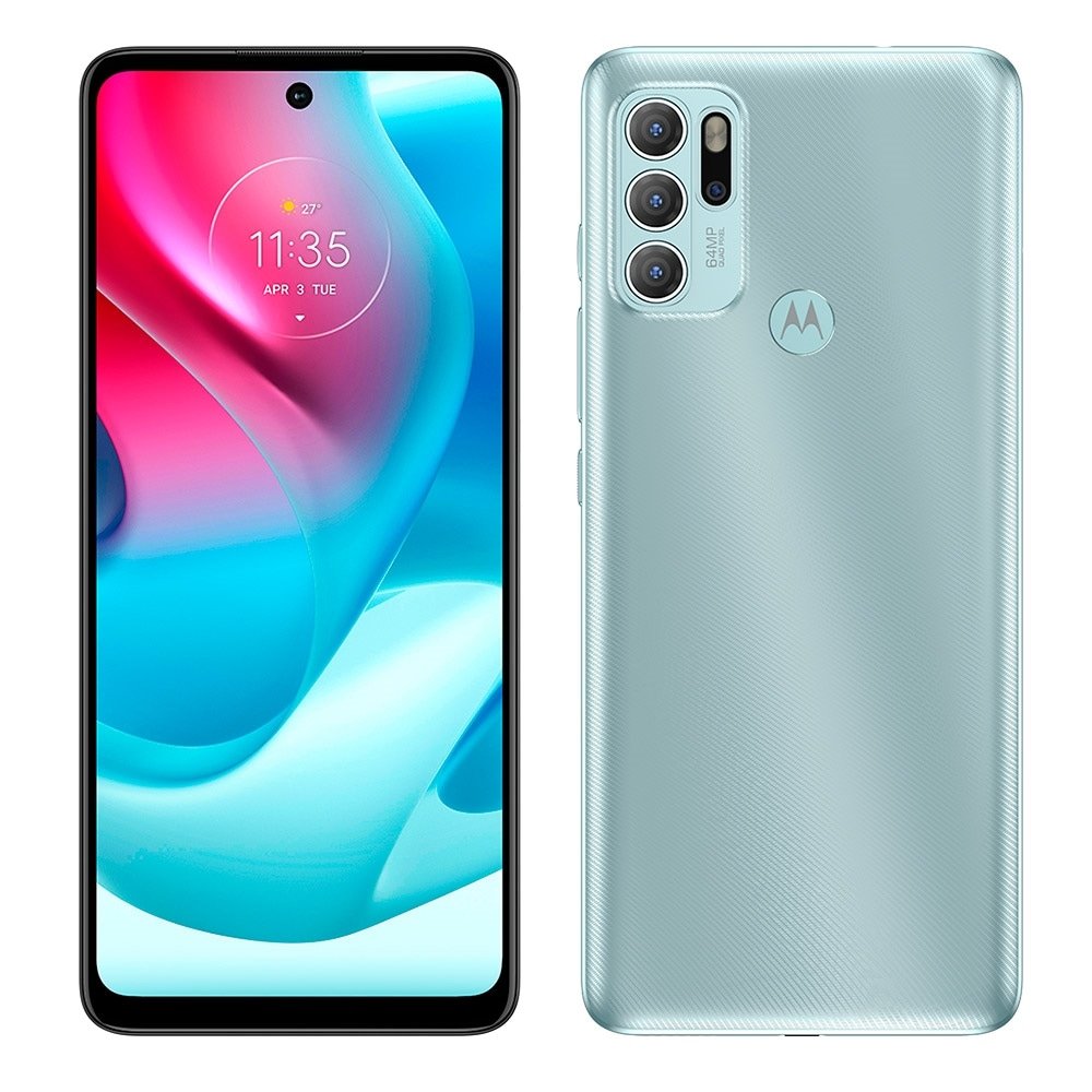 Smartphone Motorola Moto G60S Verde, Tela 6.8", 4G+Wi-Fi+NFC, And. 11, Câm. Tras. de 64+8+5+2MP, Frontal 16MP, 6GB RAM, 128GB